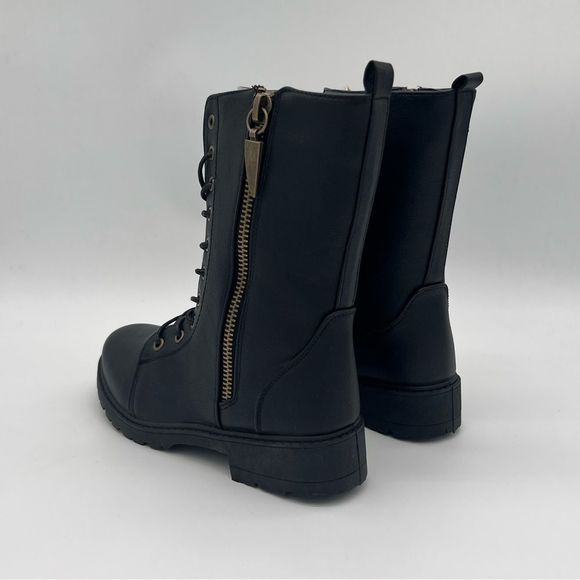 SEVEN 7 Mr. Zipper Women’s Combat Boot Black Size 7 - Picture 12 of 14